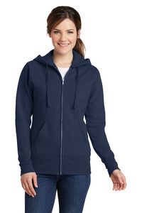 Port & Company® Ladies' Core Fleece Full-Zip Hooded Sweatshirt