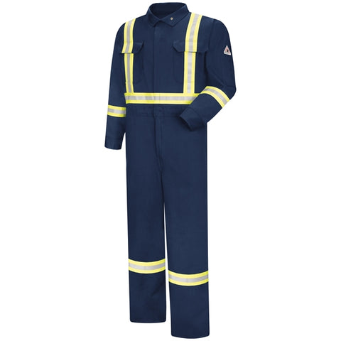 Bulwark Men's Premium Ultra Soft Coverall w/ Reflective Trim