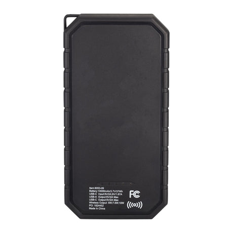 High Sierra® IPX 5 Solar Fast Wireless Power Bank