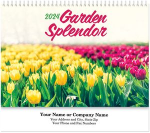Garden Splendor Spiral Wall Calendar