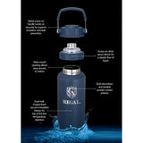 Navy Blue/Silver Logo Spec View