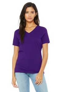 Bella+Canvas® Women's Relaxed Jersey Short Sleeve V-Neck Tee