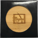 4 Piece Square Bamboo Coaster Gift Set (3-5 Days)