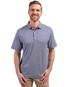 Cutter & Buck Forge Eco Double Stripe Stretch Recycled Mens Big &Tall Polo