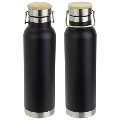 Cusano 22 oz Vacuum Insulated Stainless Steel Bottle with Bamboo Cap