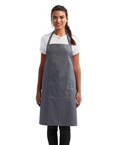 Artisan Collection by Reprime Unisex 'Colours' Recycled Bib Apron with Pocket