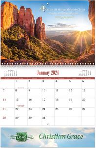 Christian Grace Spiral Wall Calendar
