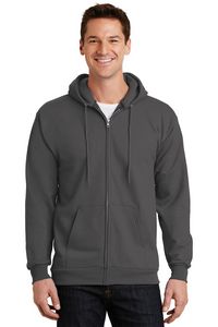 Port & Company® Men's Essential Fleece Full-Zip Hooded Sweatshirt