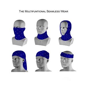 48 Hr Quick Ship - Sublimated Multifunction Tubular Neck Gaiter (In stock)