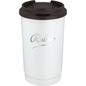 White/Black Logo Front View