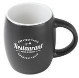 Pipa 14oz 2tone black/white mug in Ripple gift box