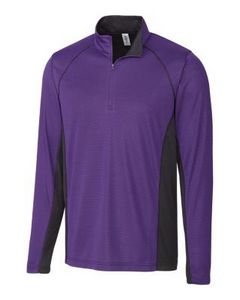 Clique Ice Pique Colorblock Mens Half Zip Tech Pullover