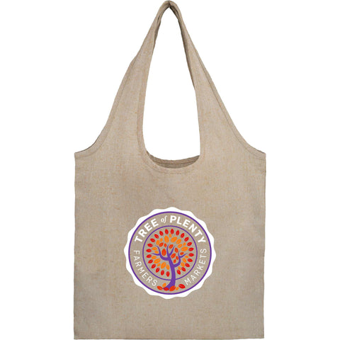 Recycled 5oz Cotton Twill Shopper Tote