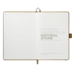 5.5'' x 8.5'' Washable Kraft Stone Bound Journal
