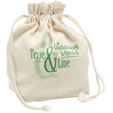 Drawstring Cotton Lunch Bag