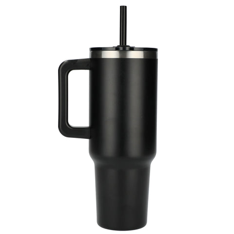 Pinnacle 40 oz Vacuum Insulated Eco-Friendly Travel Tumbler With Straw