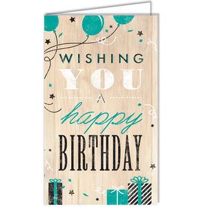 Greeting Card (Wishing You A Happy Birthday)