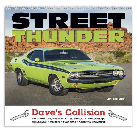 HotLine Products Street Thunder Appointment Calendar - Spiral cover image
