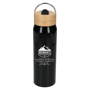 Billy 26oz Eco-Friendly Aluminum Bottle W/ FSC® 100% Bamboo Lid