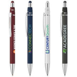 Orbit Spinner Chrome Metal Pen w/ Stylus - ColorJet