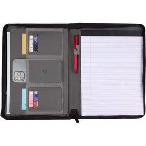 Puffer Zippered Padfolio with FSC® Recycled Paper
