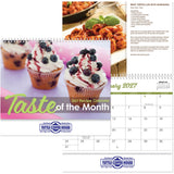 Taste Of The Month Spiral Wall Calendar