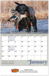 Full Colour Sportsman Spiral Wall Calendar