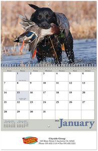 Full Colour Sportsman Spiral Wall Calendar