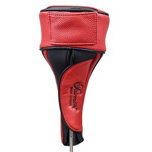 Red/Black Logo Embroidery Position On Back Flap View