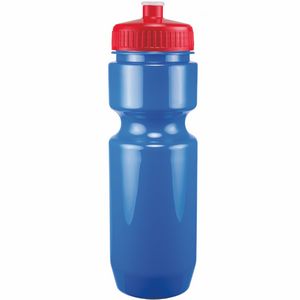 22 Oz. Bike Bottle w/ Push Pull Lid - Solid Colors