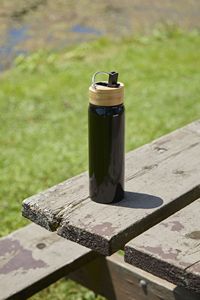 Billy 26oz Eco-Friendly Aluminum Bottle W/ FSC® 100% Bamboo Lid