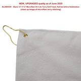 72 Hr Fast Ship - Colored Microfiber Dri-Lite Terry Golf Towel, Nofold, Sublimated (12"x12")