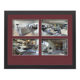 Crimson / 4" x 6" (4) / (None) (Blank)