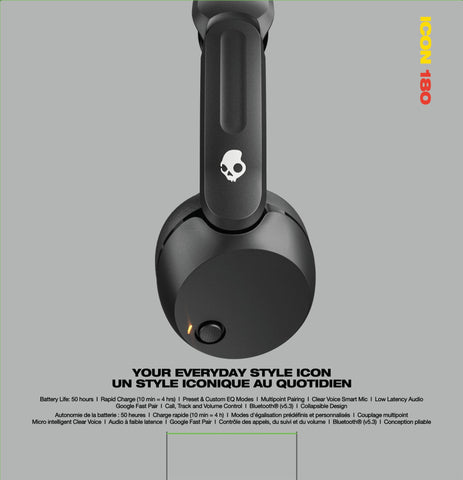 Skullcandy Icon 180 Bluetooth Headphones