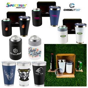 Basecamp Icey Beverage Insulator & Pint Tumbler Gift Set