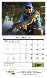 HotLine Products Fishing Guide Appointment Calendar - Stapled open image