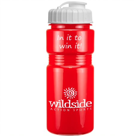 20 Oz. Recreation Bottle w/ Flip Top Lid - Solid Colors