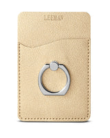 Leeman Shimmer Card Holder w/Metal Ring Phone Stand