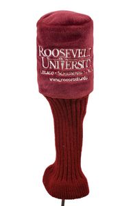 Barrel style Plush Maroon Golf Head Cover