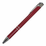 HAMILTON2 Aluminum Barrel, Metallic clip Plunger Action Ball Point Pen (Stock 3-5 Days)