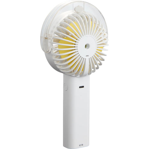 Rechargeable Portable LED Fan with Water Mist