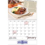 Taste Of The Month Spiral Wall Calendar