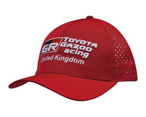 000970 Premium Pioneer Sports 5 Panel Twill Cap w/Tear Drop Perforations