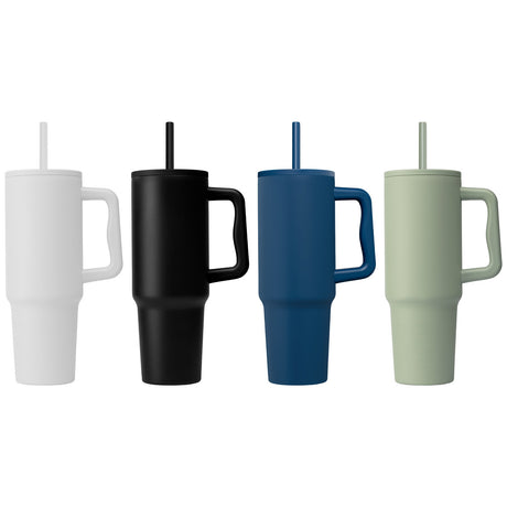Polar Pro - 40 oz. Double-Wall Recycled Stainless Steel Tumbler with Straw