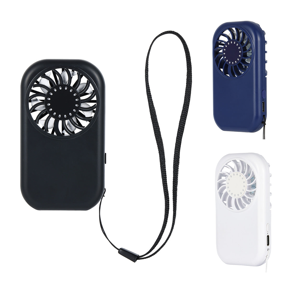Squall Ultra Mini High-Speed Rechargeable Fan with Lanyard