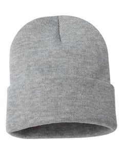 000421 Sportsman™ 12'' Solid Cuffed Beanie