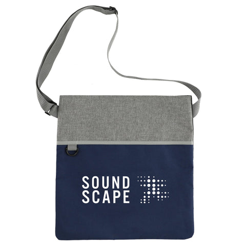 Double Heather rPET Crossbody Tote