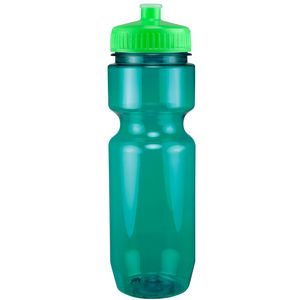 22 Oz. Translucent Bike Bottle w/ Push Pull Lid