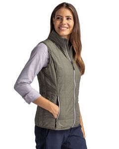 Cutter & Buck Rainier PrimaLoft? Womens Eco Insulated Full Zip Puffer Vest