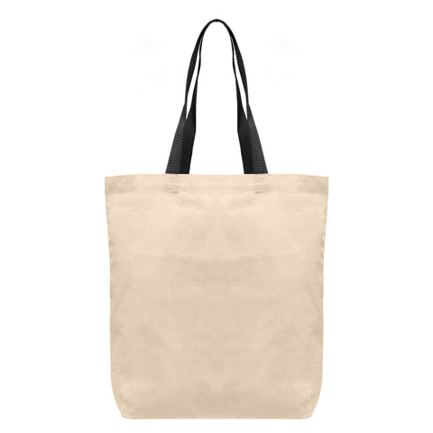 Tonga - 5 oz Natural Cotton Tote w/ Color Straps